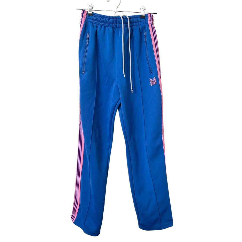 NEEDLES Striped Track Pants Blue/Pink Small